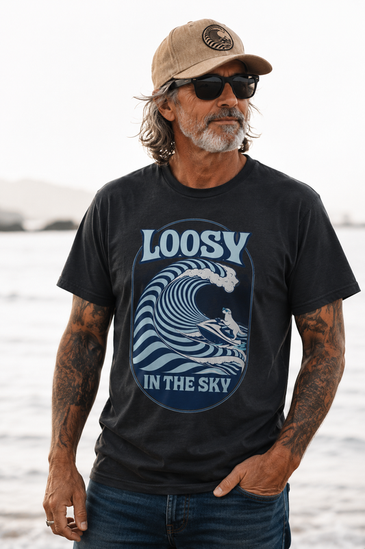 Loosy Blue Wave Tee